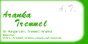 aranka tremmel business card